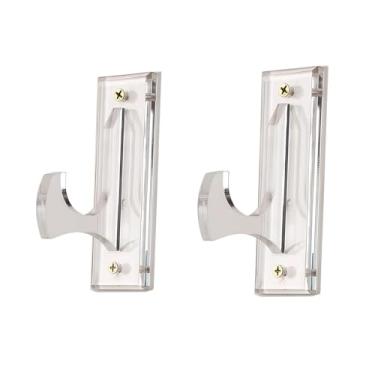 Imagem de Ｂｅｓｇａ Suporte de parede para espada, suporte para vara de pesca, gancho para espada e sabre de luz Tanto, Claro