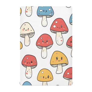 Imagem de CEBUGI Lençol de berço elástico para bebês meninos e meninas, mini lençol com elástico para crianças, material neutro, ultra macio, colchão infantil padrão completo, M