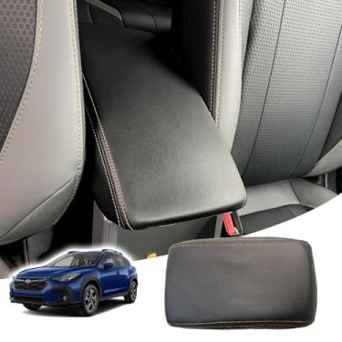 Imagem de ciizssria Capa de apoio de braço do console central para acessórios Subaru Crosstrek 2024 2025, para Impreza 2024 2025 caixa de descanso de braço proteção da tampa do assento de braço interior de