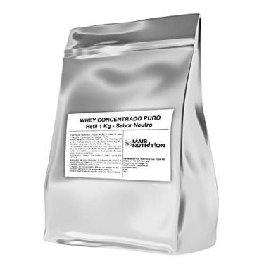 Imagem de Mais Nutrition Whey Protein Concentrado Puro, Sabor Neutro, 1kg, 80% Proteína, Alto Valor Biológico