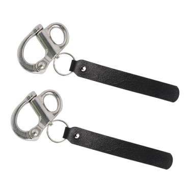 Imagem de KiBcsLic Conjunto de 2 Presilhas de Liberação Rápida para Máscara de Respiração Autônoma (SCBA) - Acessórios Compactos e Fixos para Treinamento em Corpo de, Prata