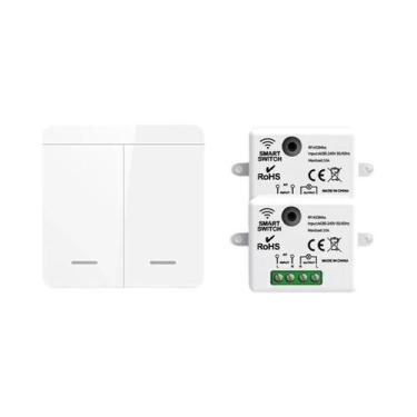 Imagem de Interruptor De Luz Sem Fio 433Mhz Mini Controle Remoto 1 2 3 Gang Tran