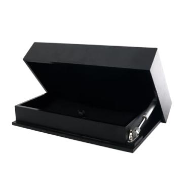 Imagem de Prateleira de parede | Exibição flutuante de com compartimento secreto | Prateleiras de parede para cozinha, porta-fotos, livros, decoração, ornamentos, perfume, plantas, vinho