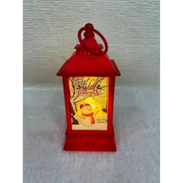 Imagem de DECORAÇÃO LUMINÁRIA ENFEITE NATALINO LAMPARINA DE NATAL LED (estilo 3 - C)