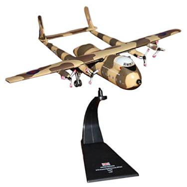 Imagem de 1:200 Diecast Royal Air Force AW.660 Argosy Aircraft Airplane Collectable Model with Display Stand - Alloy Fighter UK Model Kits for Home Office Decor