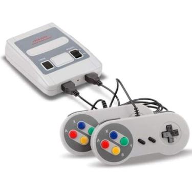 Imagem de Vídeo Game Super Mini SFC Retro – 620 Jogos Inclusos com 2 Controles | Console Portátil Retrô para Crianças e Adultos | Diversão Clássica em Casa ou Viagens