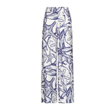 Imagem de Calça Reta Farm Rio Desejo de Mar-Feminino