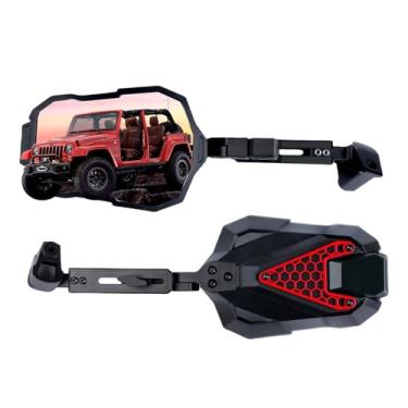 Imagem de AceRide Mirrors Doors Off Compatível com Wrangler JL JLU 2018-2023 e Gladiator JT 2020-2023, espelhos laterais visão mais ampla sem vibração e oscilação (não serve para Wrangler & Gladiator JT) 2024