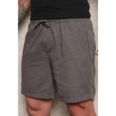 Imagem de Bermuda Masculina de Linho Short Casual Conforto-Masculino