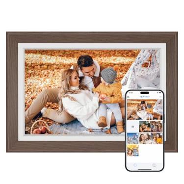 Imagem de Dragon Touch Moldura digital WiFi, tela sensível ao toque IPS de 10 polegadas, tela sensível ao toque, 32 GB de armazenamento, rotação automática, compartilhe fotos via aplicativo, e-mail, nuvem