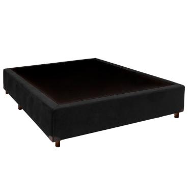 Imagem de Cama Box Viuvo Preto Nature 128x188