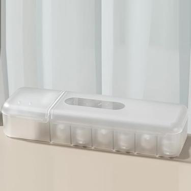 Imagem de Organizador de cabos de dados de mesa com caixa de armazenamento de cabo de gaveta de tampa (branca)