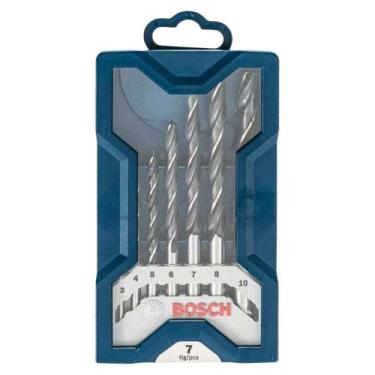 Imagem de Jogo De Brocas Para Madeira Mini X-Line 3-10mm 7 Peças Bosch