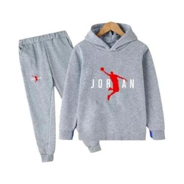 Imagem de Conjunto De Moletom Infantil Com Calças E Estampa De Letras 2 Peças Pr