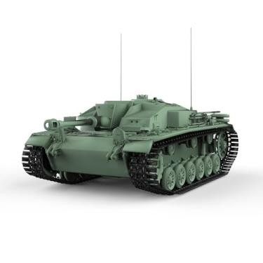 Imagem de MRY-SFW Kit de modelo militar ferroviário em escala HO StuG.III Ausf.F