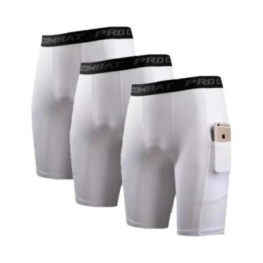 Imagem de Conjunto De 3 Cuecas Boxer Masculinas M-XXL De Secagem Rápida, Preto E