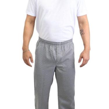 Imagem de Calça Xadrez Profissional Cozinheiro Cozinheira Pied Poule - DEMORGAN,