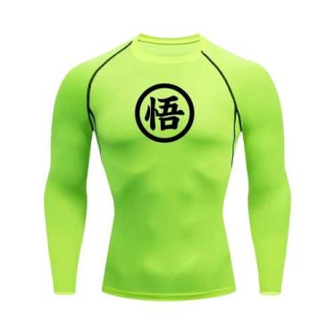 Imagem de Camiseta De Manga Longa Para Homens, Rápido Secagem, Compressão, Trein