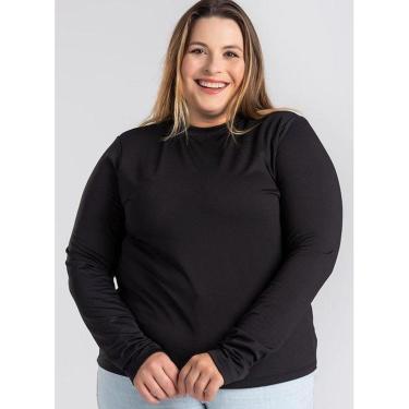 Imagem de Blusa Feminina Manga Longa Plus Size Térmica Peluciada - Serena-Feminino