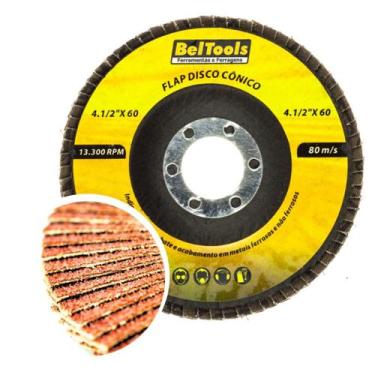 Imagem de Disco Lixa Flap 4.1/2 Grão 60  Classic Basic Beltools