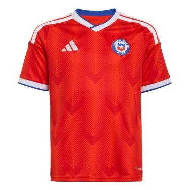Imagem de Camisa Titular da Seleção Chilena 26 Infantil Adidas-Unissex