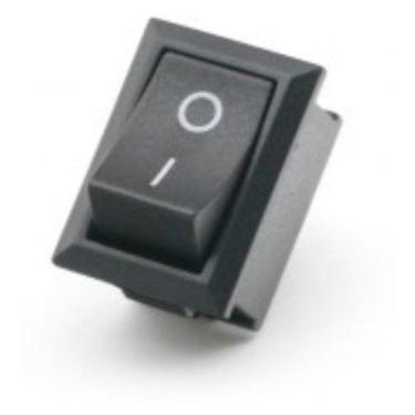 Imagem de 100X Unid Chave Gangorra Tic Tac Retangular 10A - Tech One