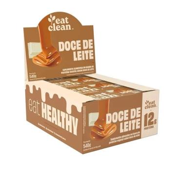 Imagem de Barrinha de Proteina - 12 Barras 45g Doce de Leite - Eat Clean-Unissex