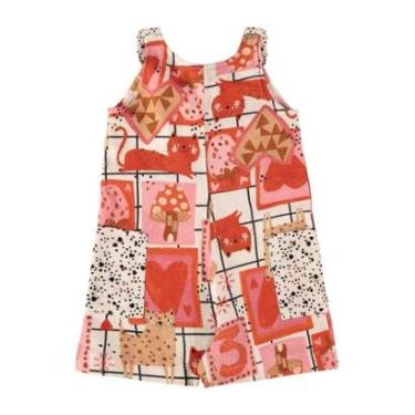 Imagem de Macaquinho Infantil para Menina em Viscolinho Três e Já-Feminino