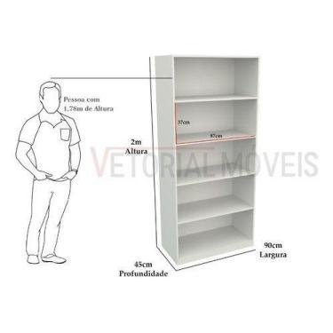 Imagem de Armário Prateleira Multiuso M19 100% Mdf ( Loja Closet) - VETORIAL MÓV