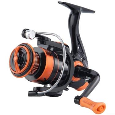 Imagem de Metal Rotating Fishing Reel with Folding Handle - 5.2:1 Gear Ratio Smooth Casting - Ideal Saltwater Anglers(OW4000)