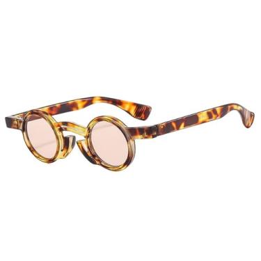 Imagem de Óculos de Sol UV400 - Pequenos Redondos Estilo Punk Bicolor para Homens e Mulheres, Ideais para Esportes ao Ar Livre, Corrida e Ciclismo, 05