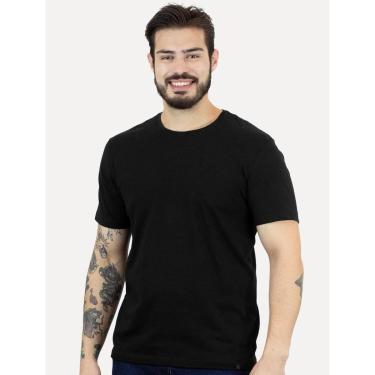 Imagem de Camiseta Calvin Klein Masculina Barra Tag Preta-Masculino