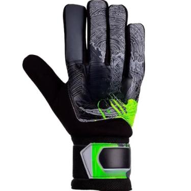 Imagem de Luva de Goleiro Adulto para Treino, Campo e Society | Resistente e Confortável | Aderência Máxima em Qualquer Superfície(Verde,8 (Extra Pequeno))