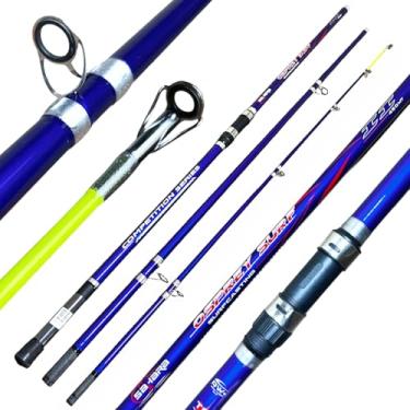Imagem de VARA DE PESCA PESCARIA PRAIA COSTAO MAR P/MOLINETE SAHARA OSPREY SURF II - 3.9MTS - 30-60LBS - 3 PARTES - PESCA PESADA - PESQUEIRO, EQUIPAMENTO DE PESCA