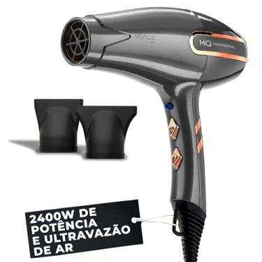 Imagem de MQ HAIR - Secador de Cabelo Profissional Vênus - Ultravazão de Ar, Tecnologia UAP (Ultra Advanced Power), 3 Opções de Temperatutra, 2 Níveis de Velocidade, Função Ar Frio - 2400W, 220V - Chumbo