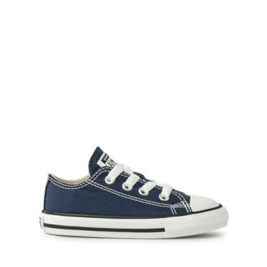 Imagem de Tênis Converse All Star Infantil Ox - Cano baixo, Original, Confortável, Ideal para o dia a dia, Estilo Clássico (Marinho, BR, Criança de 1 a 3 anos, Numérico, 21)