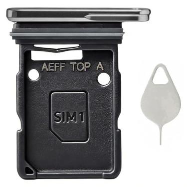 Imagem de Ubrokeifixit Suporte para bandeja de cartão SIM único Galaxy A56 5G A566U1 para Samsung Galaxy A56 5G SM-A566U A566W A566U1 A566E A566B (A566U-grafite)