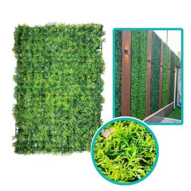 Imagem de Placa Painel Planta Artificial Sintético Jardim Grama 40x60 - CLICK HO