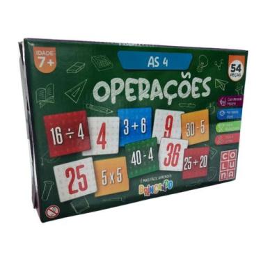 Imagem de Jogo Pedagógico as 4 Operações aprender números Matemática - Coluna