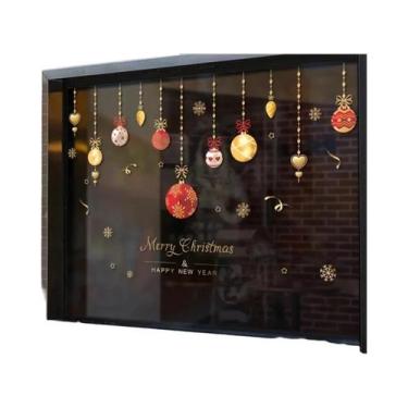 Imagem de Adesivos De Vidro Para O Natal E Ano Novo, Decoração Moderna Para Feri