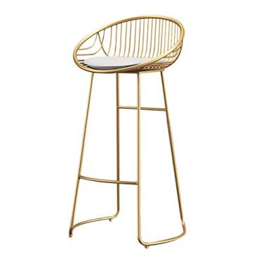 Imagem de JNQLLDS Banquetas de bar, banquetas de bar de bistrô com encosto alto para cadeiras de bar de ilha de cozinha, bancos de bar acolchoados, capacidade de urso alta 136 kg