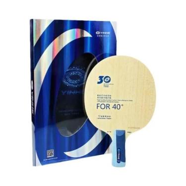 Imagem de Raquete Profissional De Tênis De Mesa Ofensiva Yinhe V14 pro 5 Madeira
