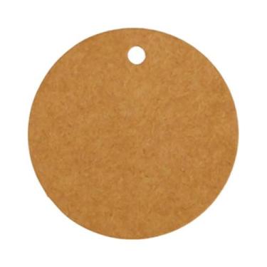 Imagem de Etiquetas Redondas De Papel Kraft 3 4 5cm, Etiquetas De Preço Em Branc