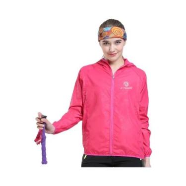 Imagem de Camisa De Ciclismo Feminina De Verão Fina E Antivento Com Proteção UV,