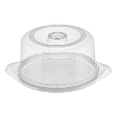 Imagem de Porta Bolo Plástico Redondo com Tampa 35cm Sanremo