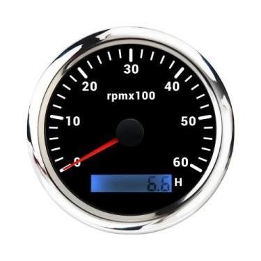 Imagem de Tacômetro LCD De 85MM Com Luz De Fundo LED Para Barco E Carro, Medidor