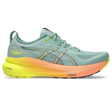 Imagem de Tênis Asics Gel Kayano 31 Paris Masculino - Verde Claro+Laranja