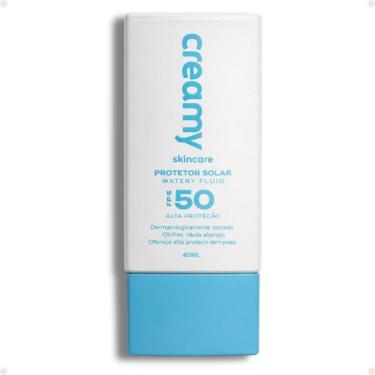 Imagem de Protetor Solar Creamy Watery Fluid Fps 50 Alta Proteção 40ml