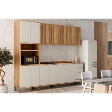 Imagem de Kit Modulado Ronipa 5 Peças Sauvignon C5P151 Amendoa/Off White