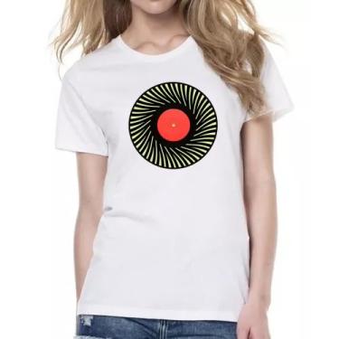Imagem de Camiseta Baby Look Disco Vinil Hipnose - Alearts, P